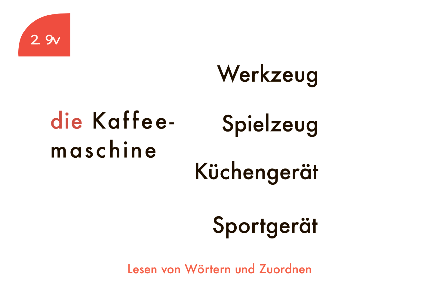 Lochkasten Starterset für die 2. Klasse