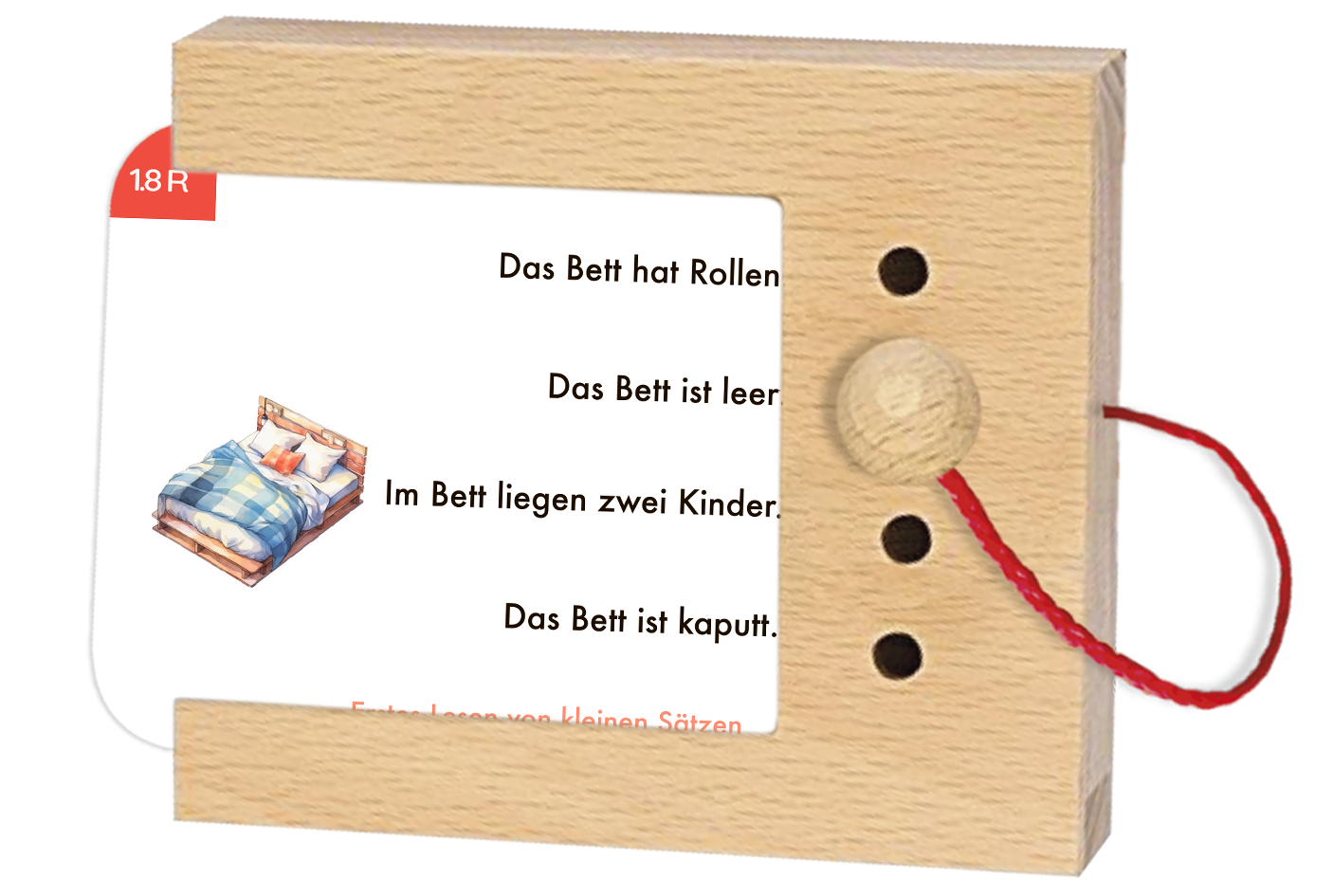 Erstes Lesen von kleinen Sätzen