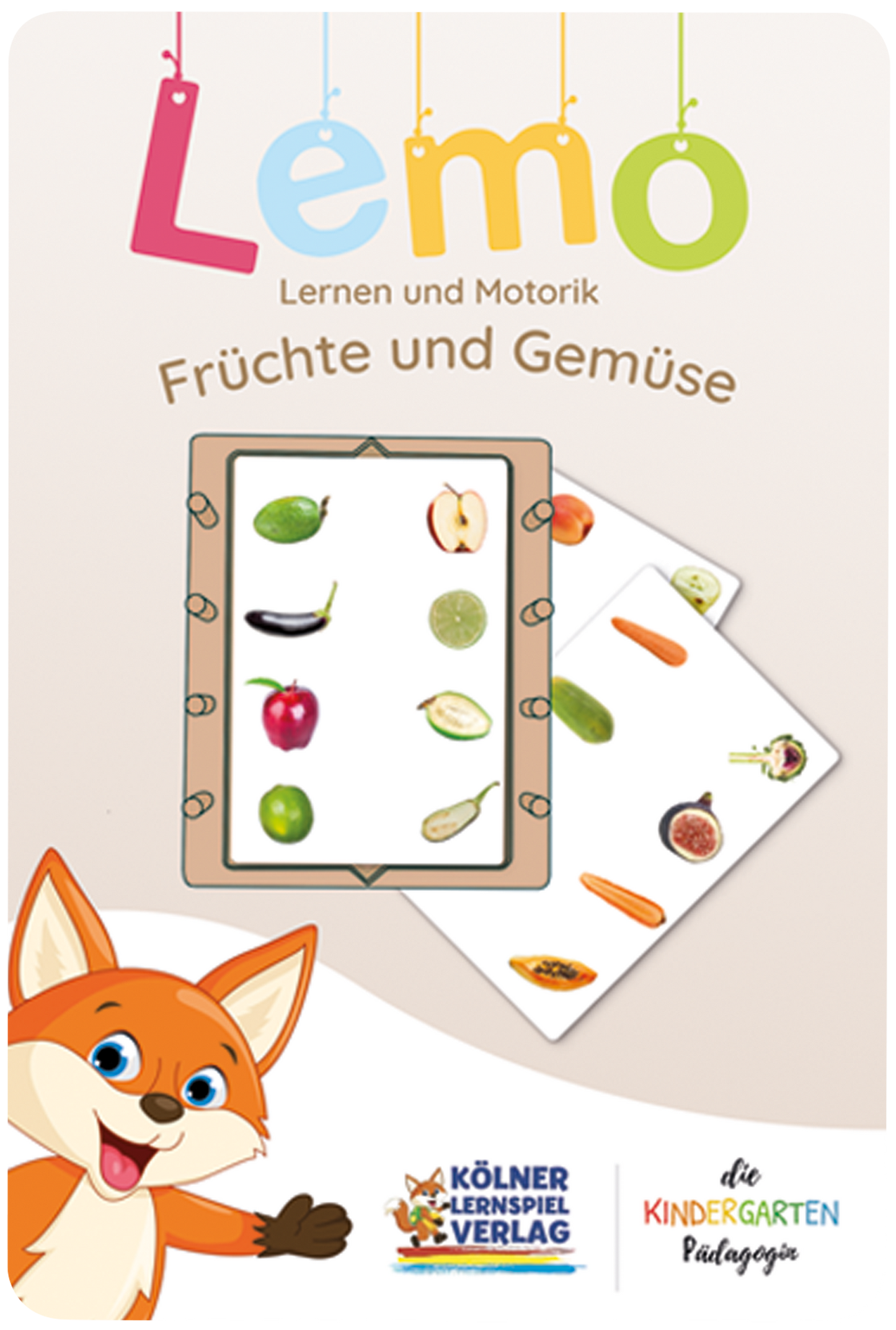 Lemo Kartensatz Früchte und Gemüse (ab 3 Jahren)