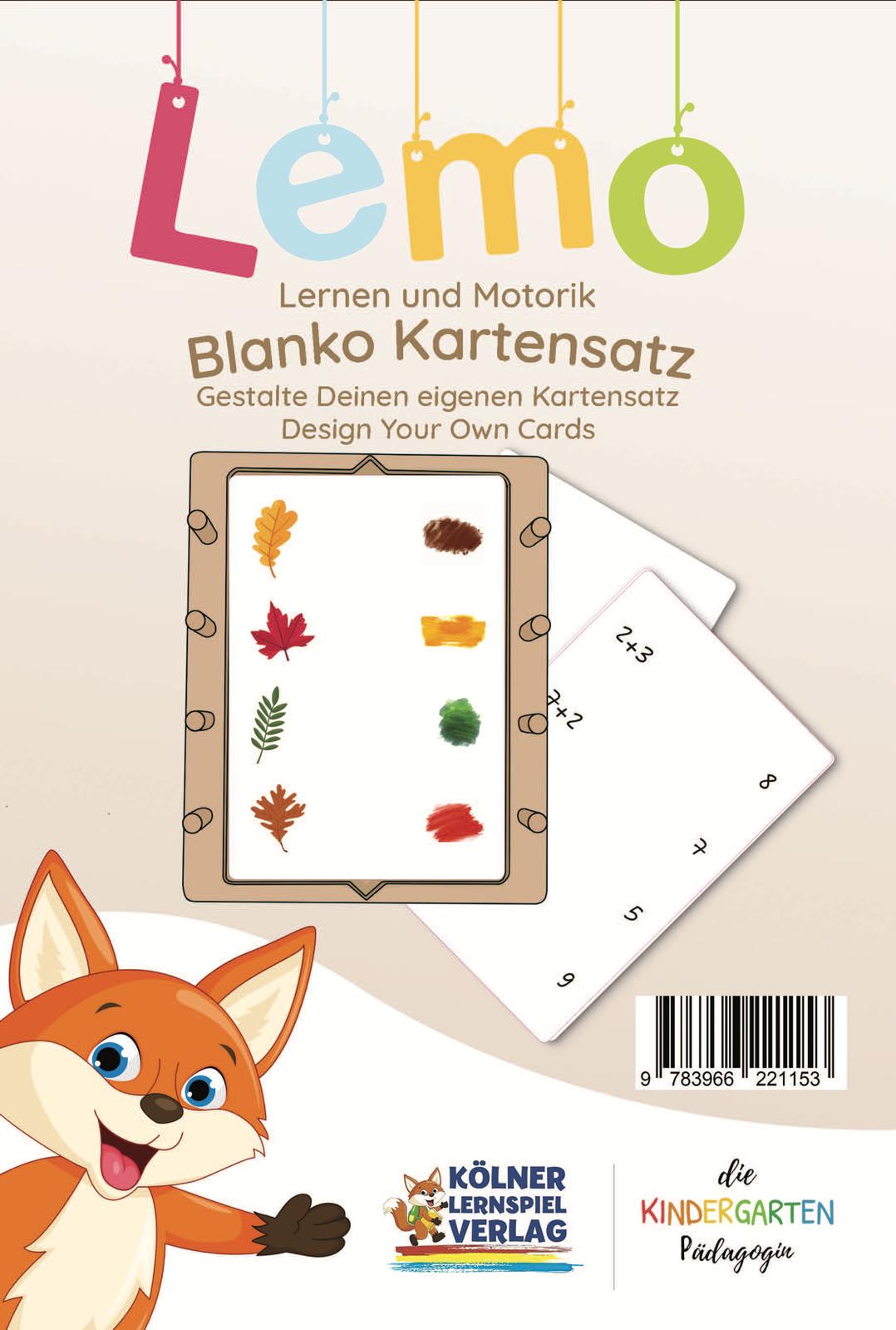 Lemo Blanko Kartensatz
