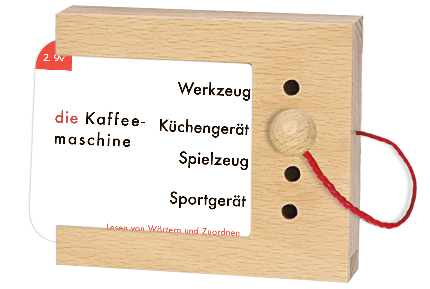 Lesen von Wörtern und Zuordnen