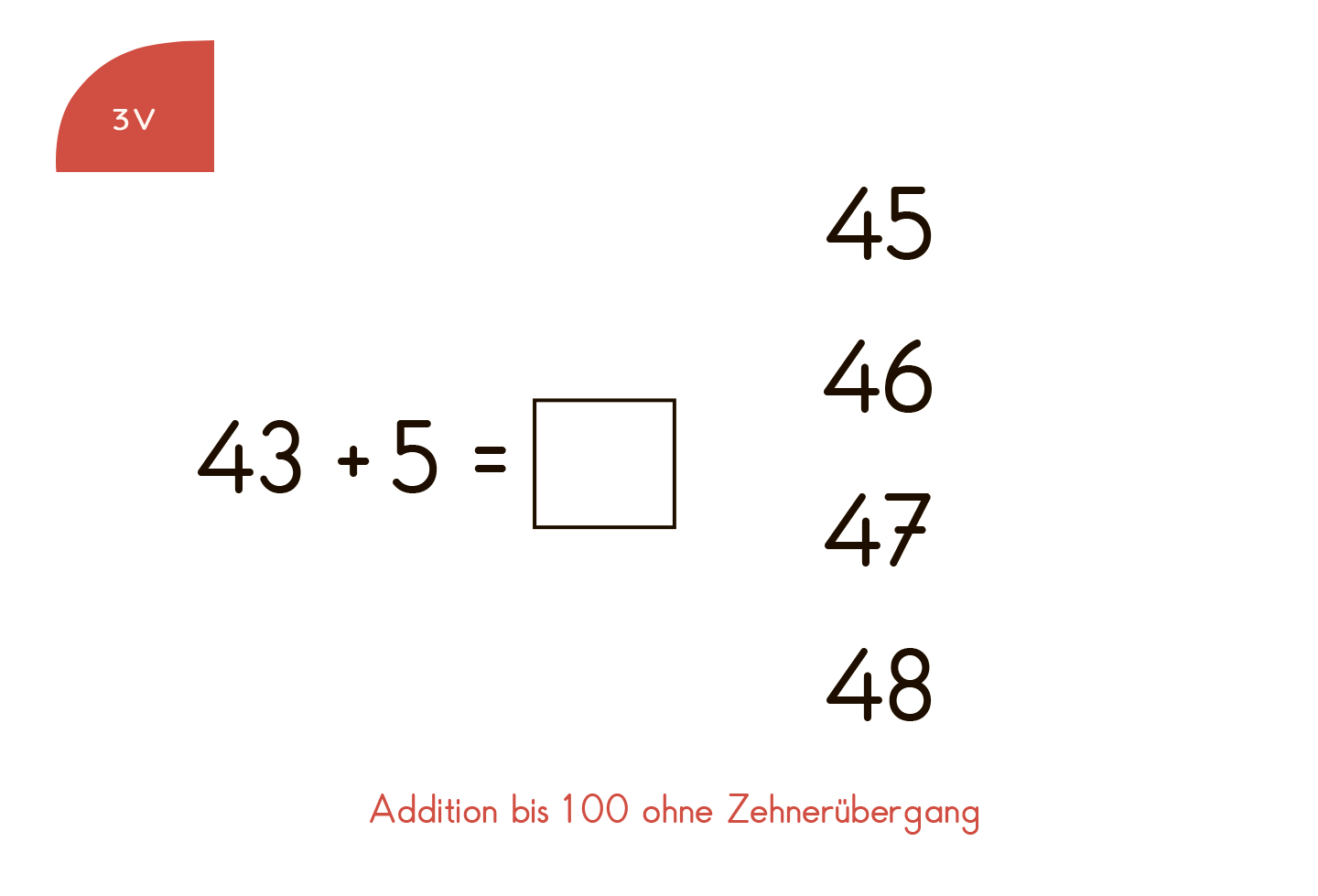 Addition bis 100
