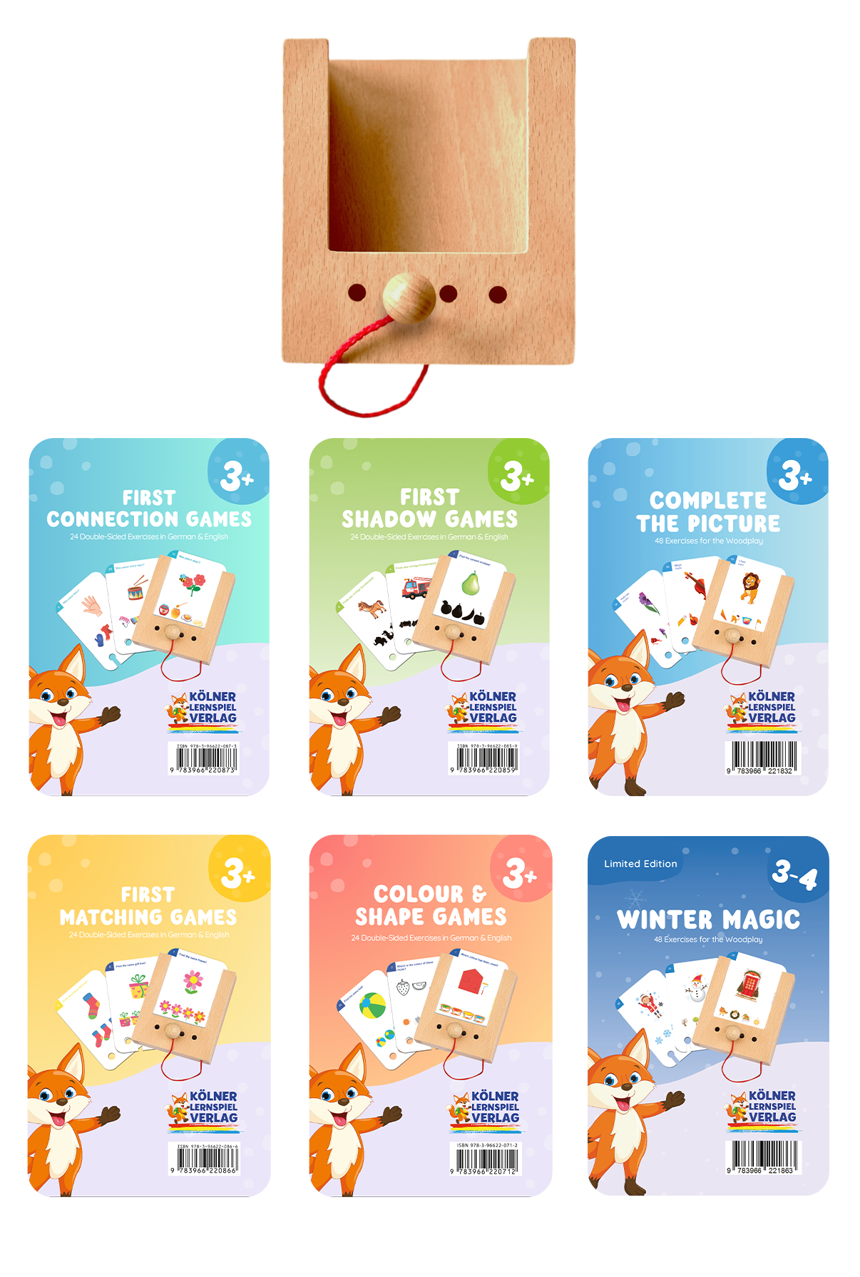 Klv File Puncho Starterset Ages 3+ with 6 Sets of Cards – KLV Publishing Corporation