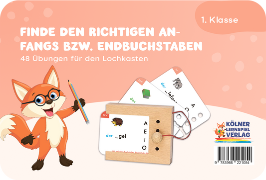 Finde den Anfangs- und Endbuchstaben