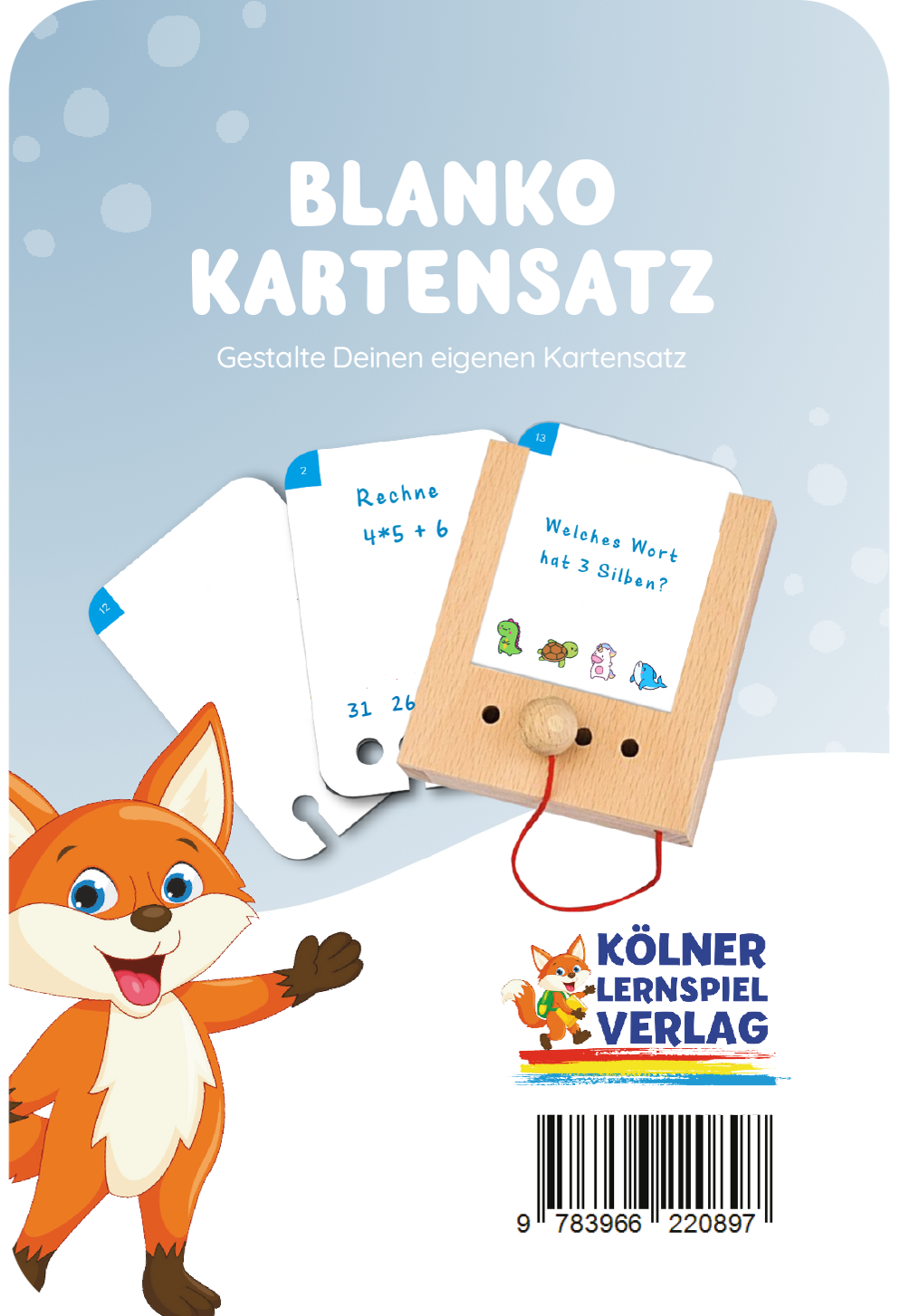 4 Lochkasten Blanko Karten zum Preis von 3