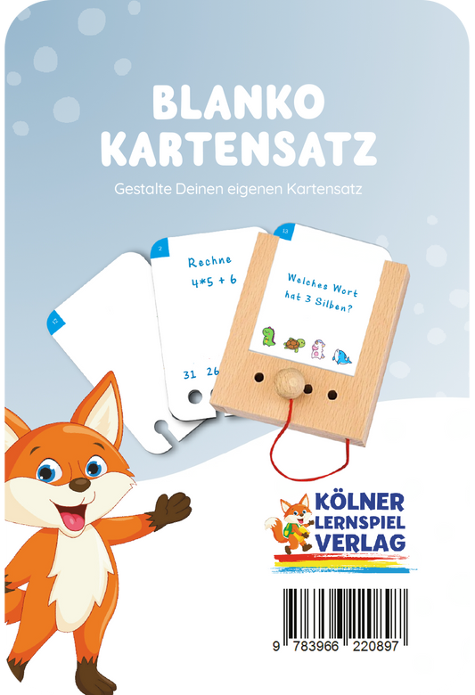 4 Lochkasten Blanko Karten zum Preis von 3