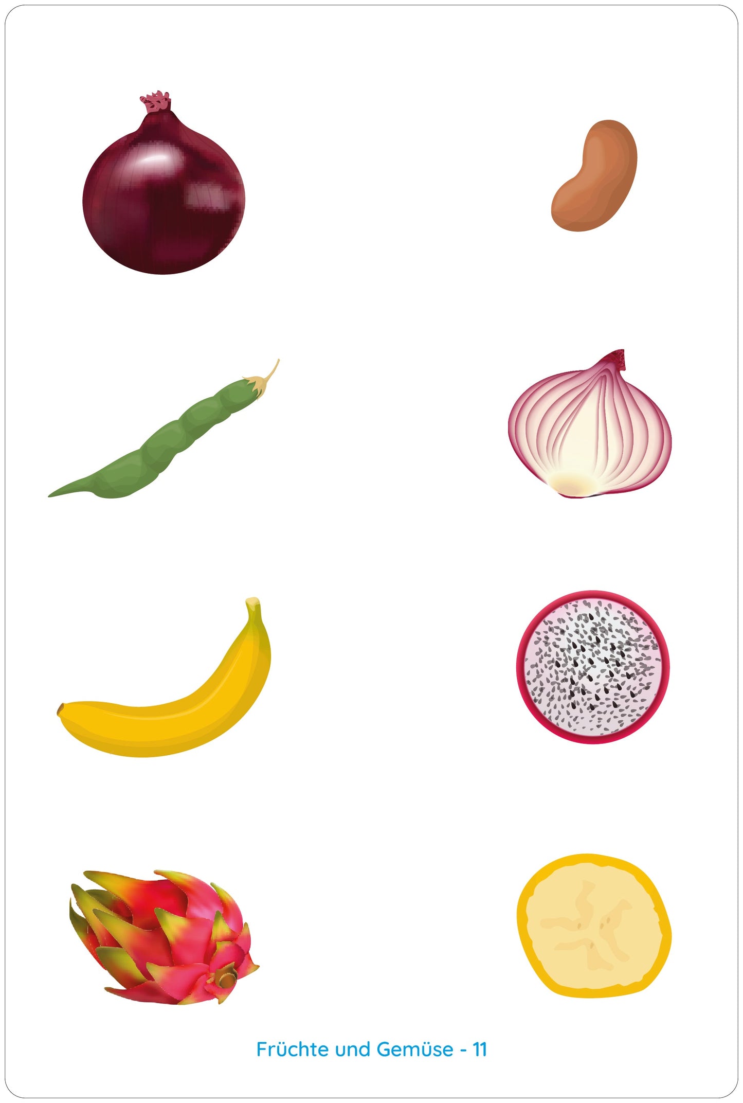 Lemo Kartensatz Früchte und Gemüse (ab 3 Jahren)