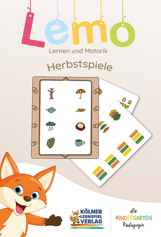 Lemo Kartensatz Herbstspiele ab 4 Jahren