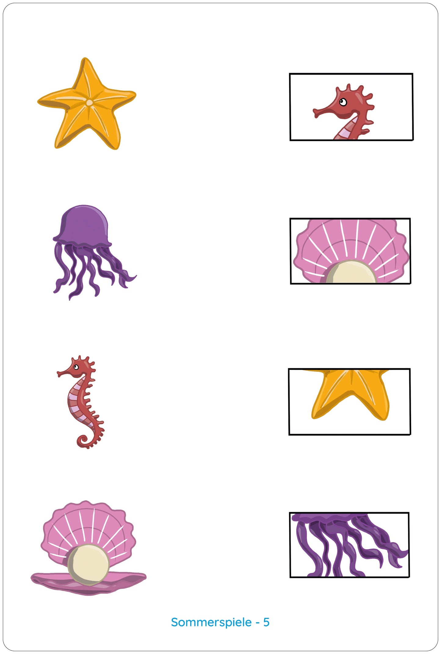 Lemo Kartensatz Sommerspiele (ab 4 Jahren)