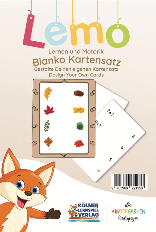 Lemo Blanko Kartensatz